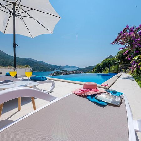 Villa Mardia- Sea View Infinity Pool Built 2023 Zaton  Dış mekan fotoğraf